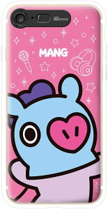 BT21 iPhone 8 / 7 P[X GRAPHIC LIGHT UP CASE FACE MANG  ACtH Jo[ [sAi](LN^[ObY)