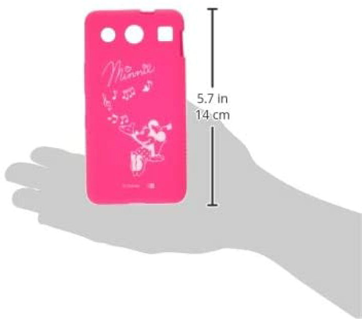 楽天市場 Miraie F スマホケース ディズニー スマホケース カーヴィング ミニーマウス Rt Dcr01c Mn キャラクター グッズ キャラハン