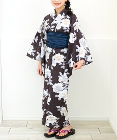 【先着300名様限定！ゆかた着付セットプレゼント】浴衣 子供 女の子 帯 2点セット 140 150 浴衣セット 作り帯 兵児帯 綿100％ 向日葵 キッズ 24wak-1a 24wak-1b 24wak-1c 2302-a 2303-a 2305-a 2306-a 2309-a 2309-b 2310-a 2312-a 2301jrall 佐川