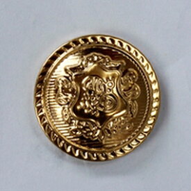 キャラヌノ メタルボタン01 - ゴールド01 - 20mm