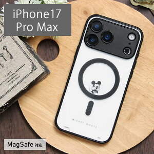 ディズニーキャラクター IIIIfit プランプフレーム iPhone 17 Pro Max ケース カバー ミッキーマウス マグネット ハイブリッド クリアケース iPhone17 プロmax アイフォン 17pro マックス かわいい
