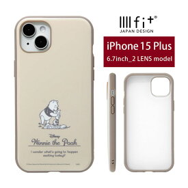 ディズニー IIIIfit ハードケース iPhone15 Plus キャラクター スマホケース ケース iPhone 15 プラス シンプル かわいい カバー iPhone 15Plus アイホン 15プラス アイフォン 6.7インチ ハードカバー