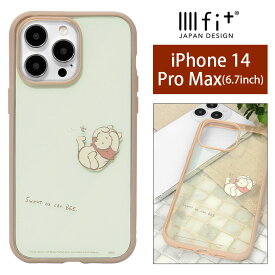 ディズニー IIIIfit Clear クリアケース iPhone14 Pro max キャラクター スマホケース ケース DISNEY くまのプーさん ケース カバー iPhone14 ProMax ジャケット かわいい おしゃれ アイホン アイフォン 14pro max 6.7インチ ハードカバー