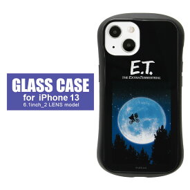 E.T. iPhone 13 ハイブリッドケース iPhone13 スマートフォン ケース ガラス iPhone13ケース ET イーティー ロゴ 海外 映画 宇宙人 グッズ ガラスケース カバー スマホケース スマホ ジャケット アイフォン 13 アイホン