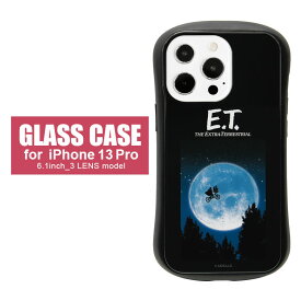 E.T. iPhone 13pro ハイブリッドケース iPhone 13 pro iPhone13 pro おしゃれ ケース ガラス 9H ガラスケース イーティー 黒 ブラック 映画 カバー スマホケース iPhone 13プロ ジャケット アイフォン 13 プロ アイホン