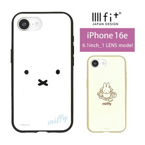 (SSN[|zz) ~btB[ miffy IIIIfit iPhone16e X}zP[X iPhone 16e x[W zCg Jo[ iPhone16eP[X ACz16 e ACtH16e LN^[ 킢 nCubh 6.1C` n
