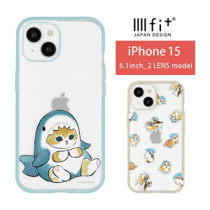 (10OFFN[|zz 9/24 01:59܂) mofusand IIIIfit Clear n[hP[X iPhone15 LN^[ NAP[X P[X iPhone 15 Tɂ ɂ u[ T 킢 Jo[  iPhone15P[X AC