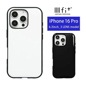 IIIIfit iPhone16 Pro �X�}�z�P�[�X �z���C�g �u���b�N �P�[�X iPhone 16 pro �V���v�� ���n �J�o�[ �A�C�z�� �A�C�t�H�� �A�C�t�H��16 �v�� �n�C�u���b�h 6.3�C���` �n�[�h�J�o�[ �I�V����