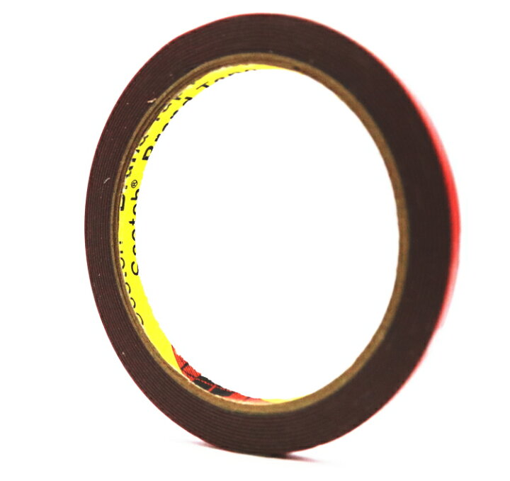 楽天市場 超強力両面テープ Diy パーツ取付補強 長さ3m 幅6mm 厚0 8mm 車の内装や外装 エアロパーツ取付 防水 耐熱 カー用品 アクセサリー ちゃりんこ王国楽天市場店