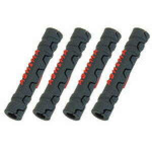 ☆10/25はP8倍!お買い物マラソン中!☆ASHIMA YCB02000 フレームプロテクター 4.5/5.0mm アウター用 ブラック 4個セット YCB02000