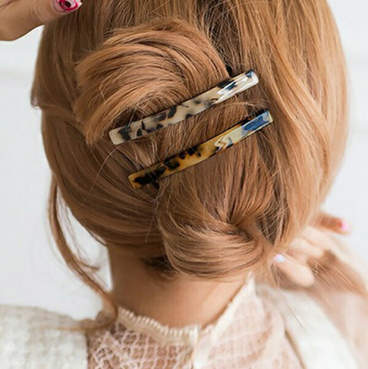 楽天市場】バレッタ ヘアアクセサリー べっ甲 シンプル 大人 かわいい 
