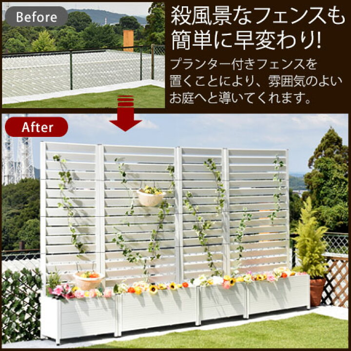 楽天市場】【2,880円引き】 ラティスフェンス 収納ボックス付きフェンス 簡単設置 ラティス 目隠し フェンス 日除け アルミ 収納庫 屋外 仕切り 花壇 柵 ハンギング 物置き 花壇フェンス トレリス ベンチ ガーデンフェンス おしゃれ : インテリア・雑貨のカリスマ