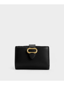 Daki ダキ リングディテールウォレット 【再入荷】 CHARLES & KEITH チャールズアンドキース 財布・ポーチ・ケース 財布 ベージュ ホワイト ブラウン グリーン ブラック【送料無料】[Rakuten Fashion]
