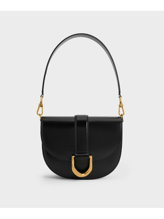 楽天市場】Gabine ガビーヌ レザーサドルバッグ CHARLES & KEITH 
