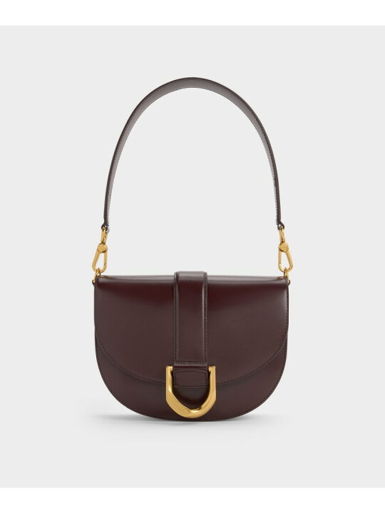 楽天市場】Gabine ガビーヌ レザーサドルバッグ CHARLES & KEITH 