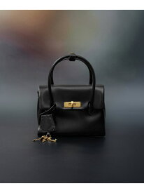 ボクシートートバッグ CHARLES & KEITH チャールズアンドキース バッグ トートバッグ ピンク ブラック【送料無料】[Rakuten Fashion]