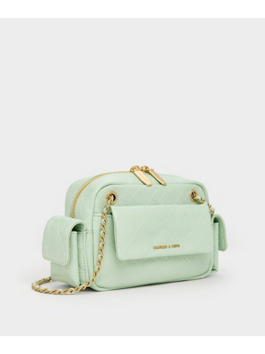 楽天市場】Duo ドゥオ キルトクロスボディーバッグ CHARLES & KEITH 