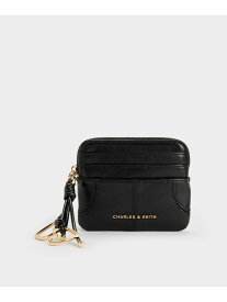 Ciara シアラ トップジップ カードホルダー CHARLES & KEITH チャールズアンドキース 財布・ポーチ・ケース 名刺入れ・カードケース ブラック【送料無料】[Rakuten Fashion]