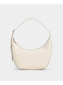 Bryna ブライナ カーブホーボーバッグ CHARLES & KEITH チャールズアンドキース バッグ トートバッグ シルバー【送料無料】[Rakuten Fashion]