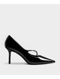 パテント クロスオーバー ポインテッドパンプス CHARLES & KEITH チャールズアンドキース シューズ・靴 パンプス【送料無料】[Rakuten Fashion]
