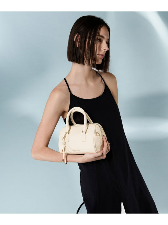 楽天市場】Everleigh エベルレイ ボウリングバッグ CHARLES & KEITH 