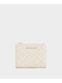 Duo ドゥオ キルトスモールウォレット CHARLES & KEITH チャールズアンドキース 財布・ポーチ・ケース コインケース・小銭入れ・札入れ ブラック【送料無料】[Rakuten Fashion]