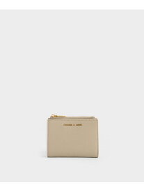Harmonee ハーモニー トップジップスモールウォレット CHARLES & KEITH チャールズアンドキース 財布・ポーチ・ケース 財布 ベージュ ブラック【送料無料】[Rakuten Fashion]