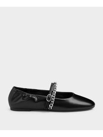【SALE／30%OFF】Georgie ジョージ チェーンメリージェーン フラット CHARLES & KEITH チャールズアンドキース シューズ・靴 パンプス ブラック【RBA_E】【送料無料】[Rakuten Fashion]