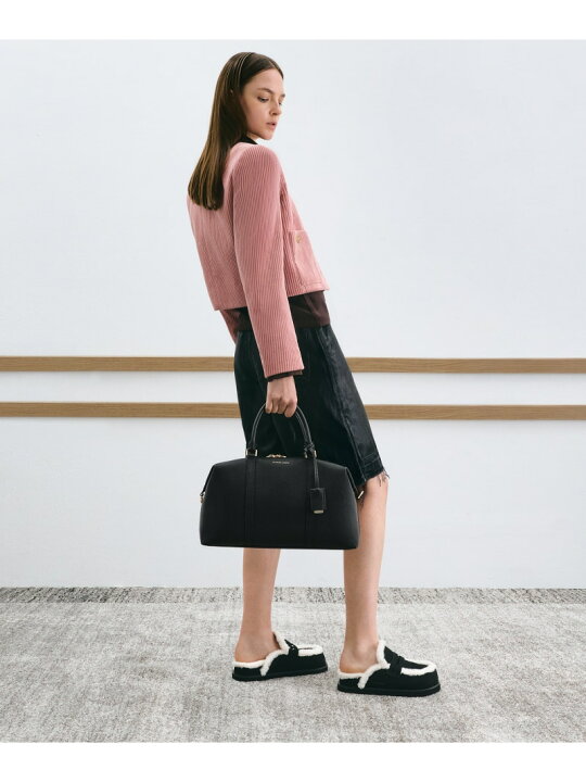 楽天市場】Chance チャンス レザーボウリングバッグ CHARLES & KEITH 