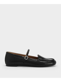 Gale ゲイル メリージェーンローファー CHARLES & KEITH チャールズアンドキース シューズ・靴 ローファー ブラック【送料無料】[Rakuten Fashion]