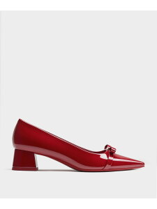Dorian �h���A�� �p�e���g�{�E�u���b�N�q�[���p���v�X CHARLES & KEITH �`���[���Y�A���h�L�[�X �V���[�Y�E�C �p���v�X ���b�h�y���������z[Rakuten Fashion]
