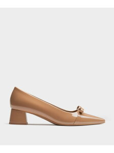 Dorian �h���A�� �p�e���g�{�E�u���b�N�q�[���p���v�X CHARLES & KEITH �`���[���Y�A���h�L�[�X �V���[�Y�E�C �p���v�X ���b�h�y���������z[Rakuten Fashion]