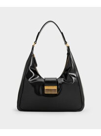 Charlot シャーロット ホーボーバッグ CHARLES & KEITH チャールズアンドキース バッグ トートバッグ ブラウン ホワイト ブラック【送料無料】[Rakuten Fashion]