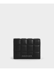 スクエア キルトチェーンハンドルウォレット CHARLES & KEITH チャールズアンドキース 財布・ポーチ・ケース 財布 グリーン ホワイト ブラック【送料無料】[Rakuten Fashion]