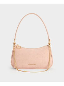 Elspeth エルズペス ショルダーバッグ CHARLES & KEITH チャールズアンドキース バッグ ショルダーバッグ ピンク【送料無料】[Rakuten Fashion]