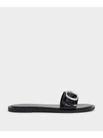 【SALE／50%OFF】バックルストラップ スライドサンダル CHARLES & KEITH チャールズアンドキース シューズ・靴 サンダル【RBA_E】【送料無料】[Rakuten Fashion]