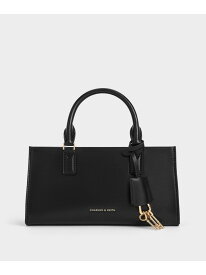 トートバッグ CHARLES & KEITH チャールズアンドキース バッグ ハンドバッグ ブラック【送料無料】[Rakuten Fashion]