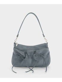 Reese ミニリース ルーシュド ボウ ショルダーバッグ CHARLES & KEITH チャールズアンドキース バッグ ショルダーバッグ【送料無料】[Rakuten Fashion]