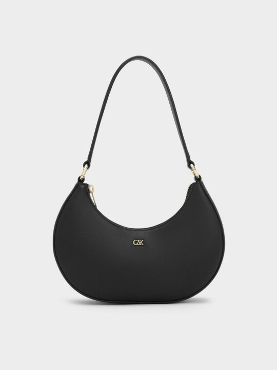楽天市場】【SALE／30%OFF】レザー クレセントホーボーバッグ CHARLES 