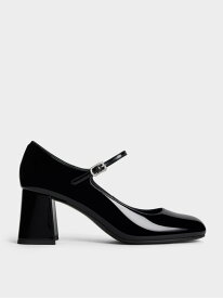 パテント ブロックヒールメリージェーンパンプス CHARLES & KEITH チャールズアンドキース シューズ・靴 パンプス【送料無料】[Rakuten Fashion]