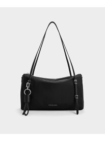 Levy レヴィー ナイロンショルダーバッグ CHARLES & KEITH チャールズアンドキース バッグ ショルダーバッグ【送料無料】[Rakuten Fashion]