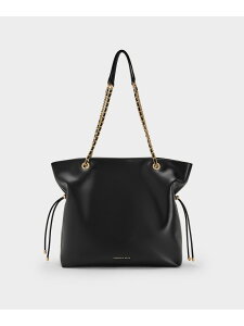 Arya �A���A �u���C�h�X�g���b�v�_�u���n���h���g�[�g�o�b�O CHARLES & KEITH �`���[���Y�A���h�L�[�X �o�b�O �V�����_�[�o�b�O �u���b�N�y���������z[Rakuten Fashion]