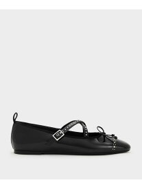 【SALE／50%OFF】スタッズ クロスオーバーストラップメリージェーンフラット CHARLES & KEITH チャールズアンドキース シューズ・靴 パンプス【RBA_E】【送料無料】[Rakuten Fashion]