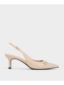 ホースビット ポインデッドトゥスリングバックパンプス CHARLES & KEITH チャールズアンドキース シューズ・靴 パンプス ブラック【送料無料】[Rakuten Fashion]