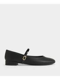ラウンドトゥ メリージェーン CHARLES & KEITH チャールズアンドキース シューズ・靴 パンプス シルバー ブラック【送料無料】[Rakuten Fashion]