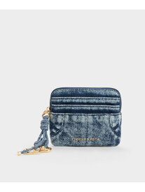 Ciara シアラ デニムトップジップカードホルダー CHARLES & KEITH チャールズアンドキース 財布・ポーチ・ケース 財布【送料無料】[Rakuten Fashion]