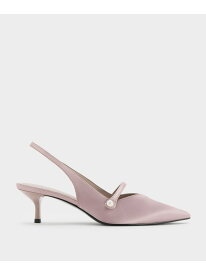 Helena ヘレナ パールスリングバックキトゥンヒール CHARLES & KEITH チャールズアンドキース シューズ・靴 パンプス【送料無料】[Rakuten Fashion]