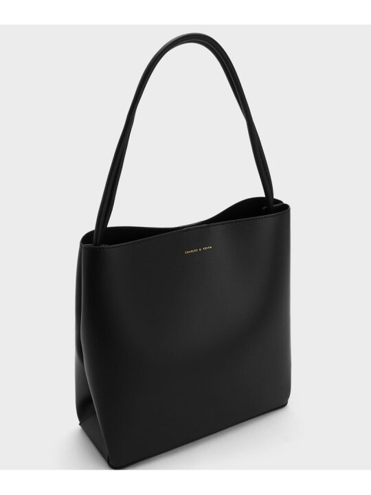 チャールズアンド charles & keith トートバッグ CHARLES KEITH Sansa サンサ クラシックダブルハンドルトートバッグ 再入荷 Grey -靴 ファッション通販 自宅で試着 気軽に返品