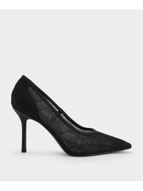 レース&サテン ポインテッドトゥスティレットヒールパンプス CHARLES & KEITH チャールズアンドキース シューズ・靴 パンプス【送料無料】[Rakuten Fashion]