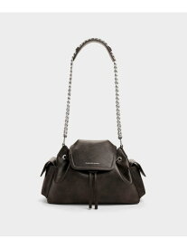 Noane ノアン サイドポケット バケットバッグ CHARLES & KEITH チャールズアンドキース バッグ ハンドバッグ【送料無料】[Rakuten Fashion]